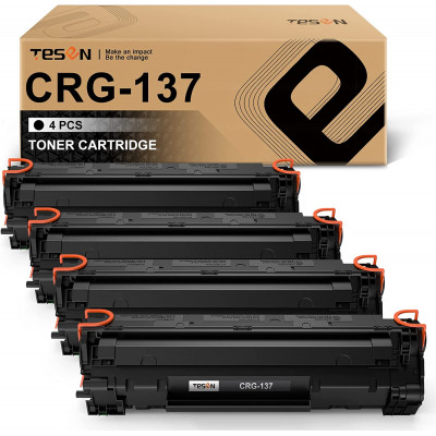 TESEN Compatible Toner Cartridge for Canon CRG137 (9435B001) 4 Packs